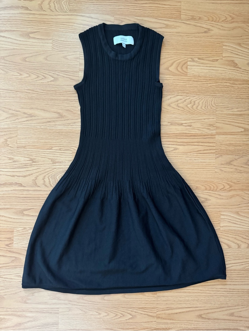 TEXTILE Elizabeth & James Sleeveless Black Knit Dress XS